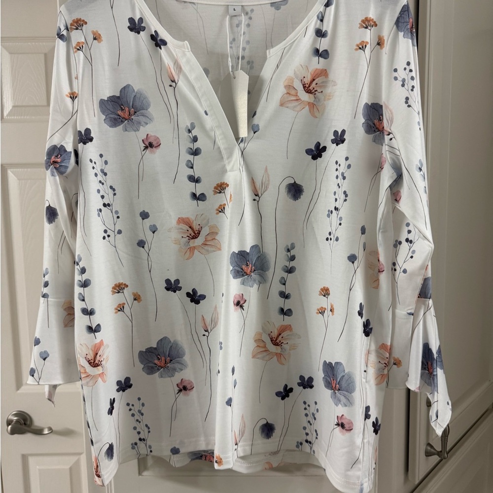 Floral Print Women's Top